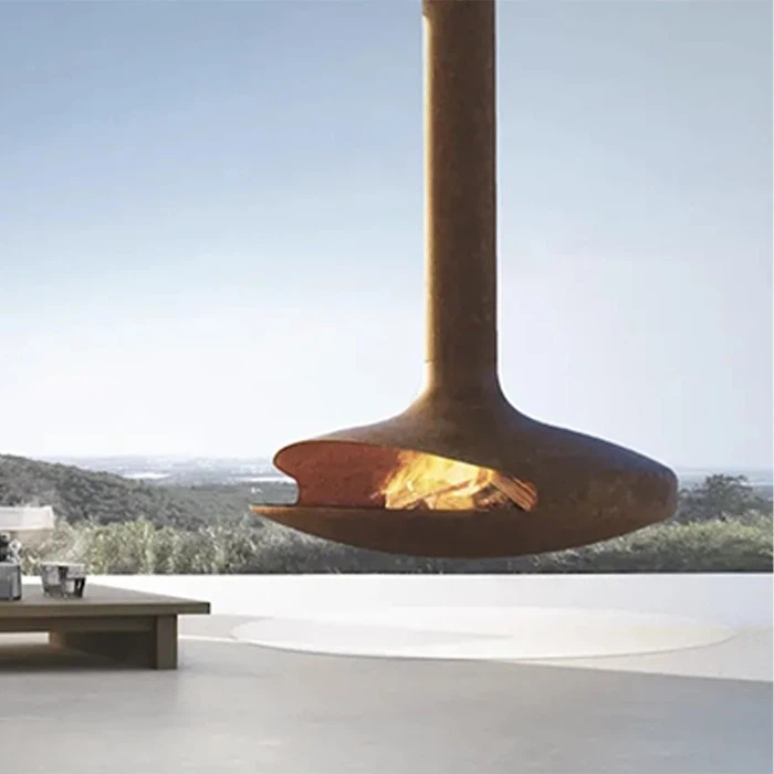 hanging wood burner fireplace hanging wood burner fireplace