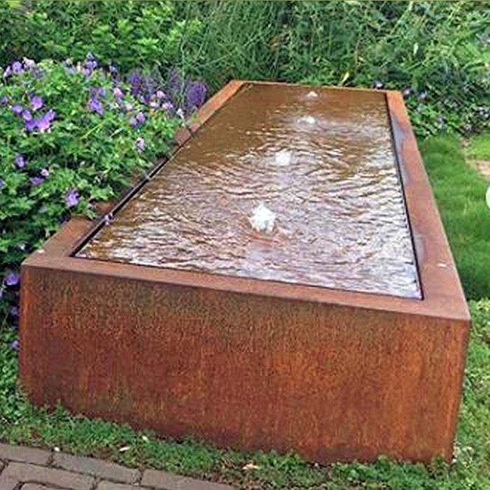 yard water feature design
