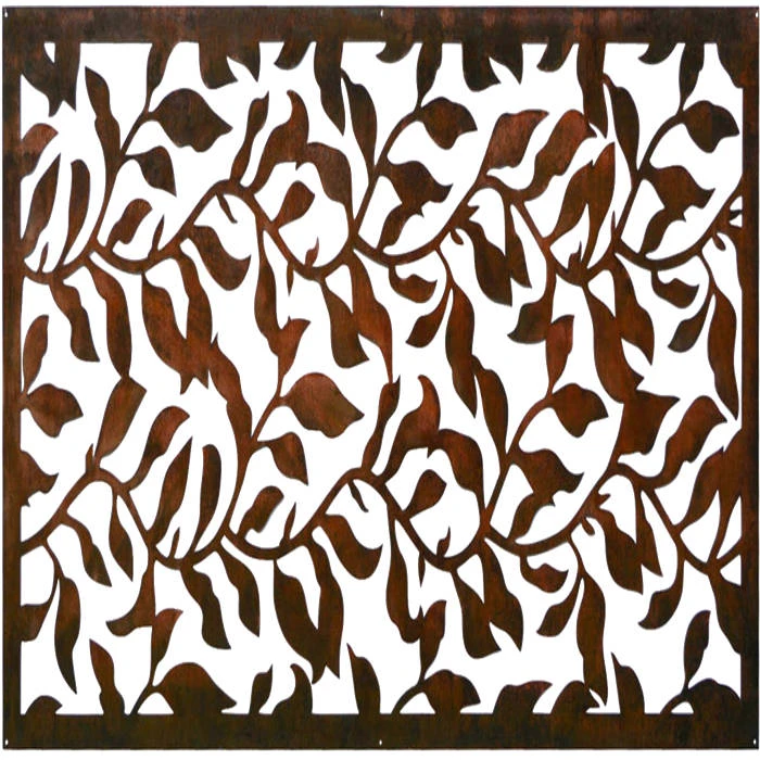 Hagearbeid Corten Steel Screen Panel