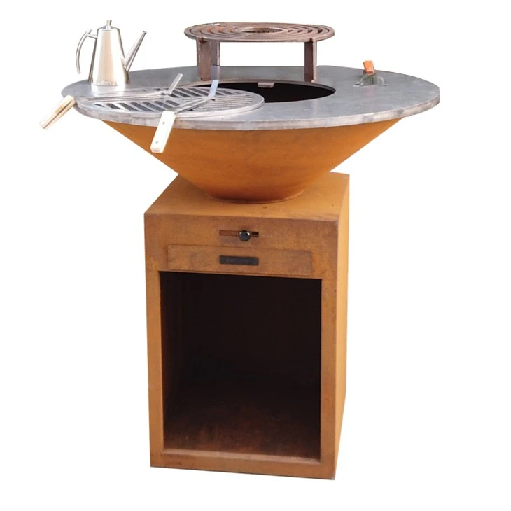 Utendørs Grill Bord BBQ Fire Pit