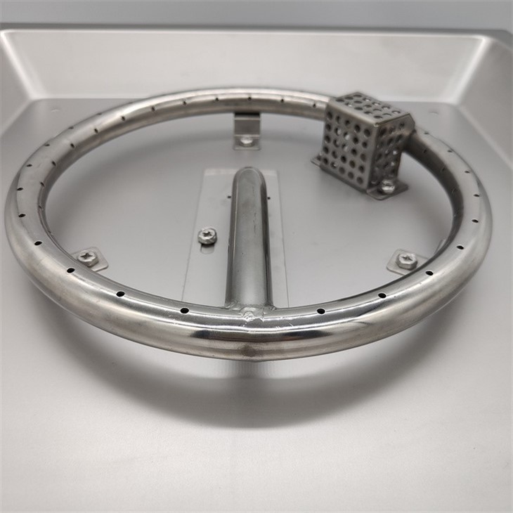 Rectangle Stainless Steel Fire Pit Burner Kit