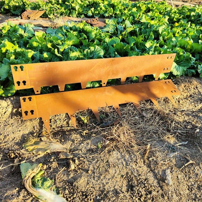 Outdoor Fence Corten Steel Garden Lawn Edging